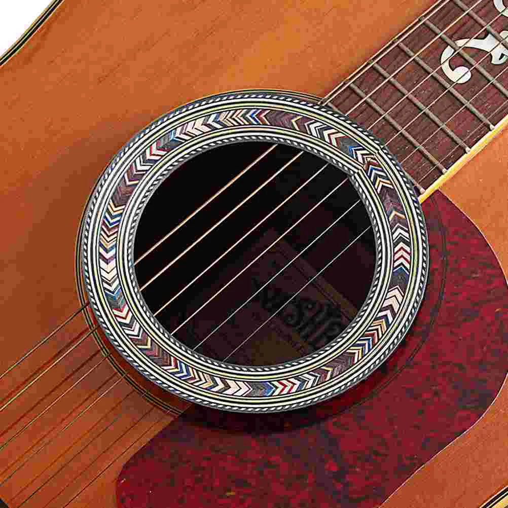 94 Mm Guitar Soundhole Sticker Decals Rosette Wooden Acoustic Accessories Roses