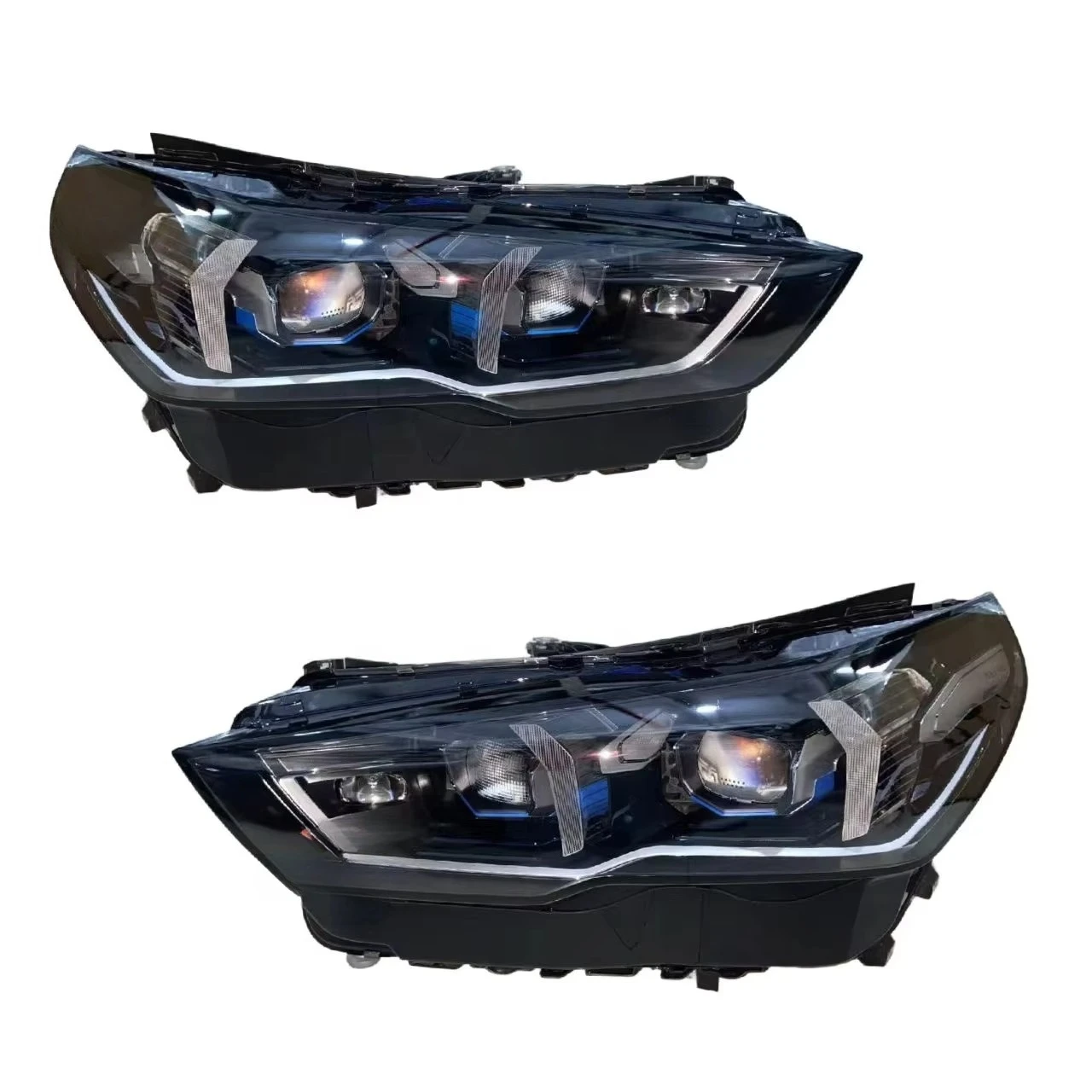 G60 G68 G30 LED Headlights Car Lighting System Blue Version with Turn Assist Light Suitable for 5 Series 2023-2025