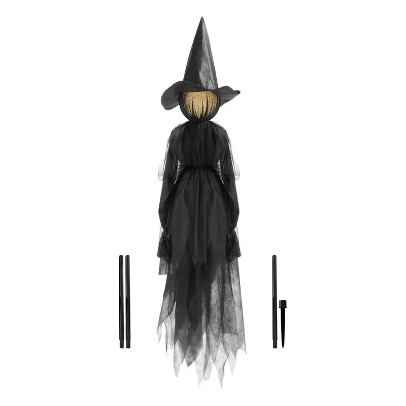 

Halloween Yard Decorations Light up Witch Decoration Holding Hand Screaming House Scary Pendant Props Halloween Party Decoration