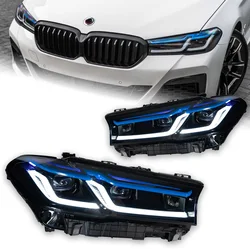 AKD Car Lights for BMW G30 LED Headlight Projector Lens 2017-2021 5 Series 530i 525i Head Lamp Front DRL Signal Auto Accessories