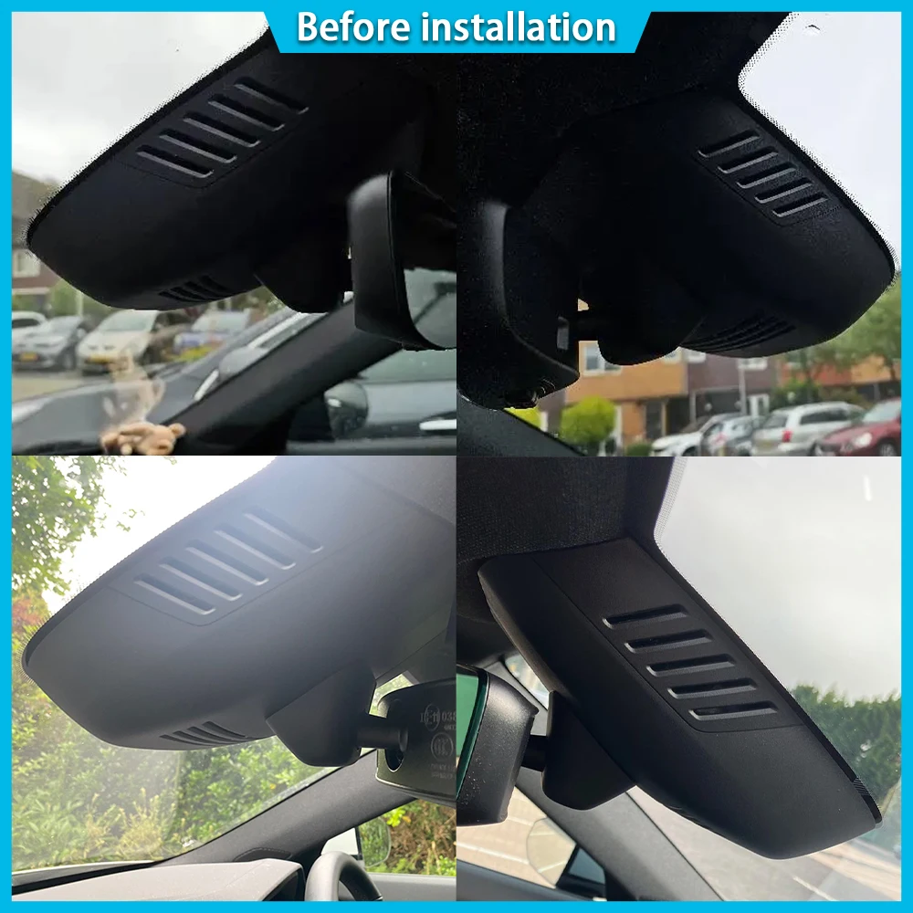 for Polestar 1 2 2019 2020 2021 2022 2023 2024 2025 4K DVR Dash Cam Camera Lens 24 Hour Parking Video Recorder Recording