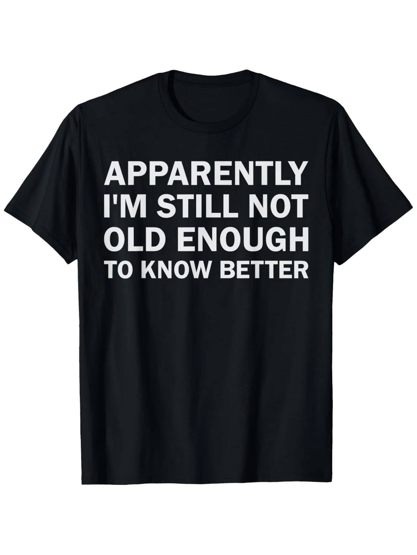 It Seems Like I'M Not Old Enough to Understand so Much Fun T-Shirt - Casual Loose-Fitting Round-Neck Short-Sleeved Shirt, Slightly Stretchy Fabric, Random Print, Large Size Suitable for All Seasons, Comfortable for Casual Wear, Suitable for Various Occasions, Large Size.