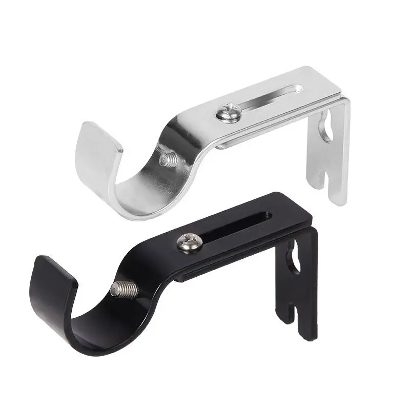 

2 Pieces Metal Roman rod bracket Adjustable bracket Hook Curtain accessories Curtain rod bracket Universal window rod bracket