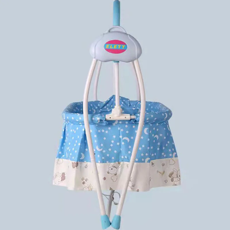 Chaise à bascule électrique pliante pour bébé, shaker de sommeil coaxial pour nouveau-né, lit pour enfants inclinable