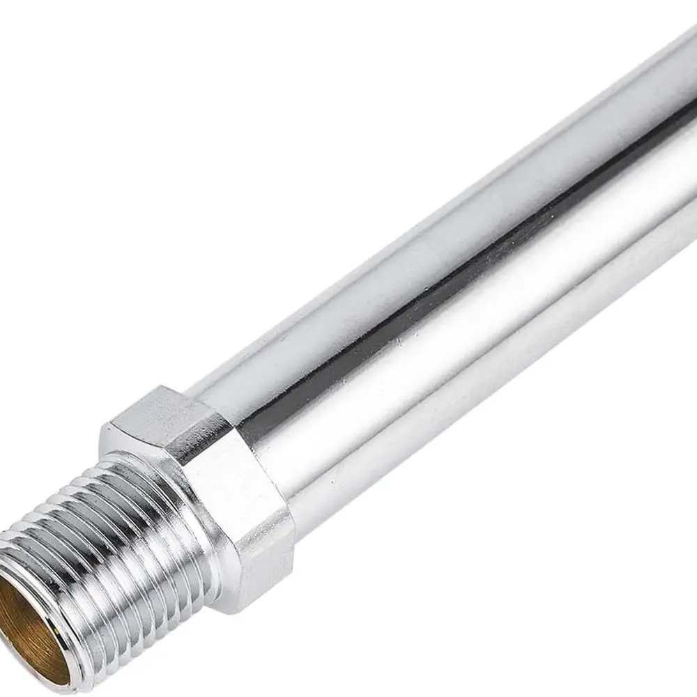 حبوب منع الحمل مطلية بالكروم مقاس 10 بوصة خالية من الصقيع مع 1/2 ممسحة × 3/4 خرطوم مريلة (SILLCOCK011) #4