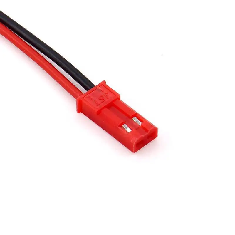 10 Stück JST-Steckkabel 2P-Stecker LED Stecker-Buchse Spielzeug-Stromkabel Einzelkopf-Anschluss 20CM – Detail 3