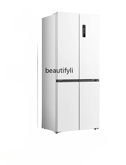 450L cross four-door dual system zero embedded large-capacity household refrigerator