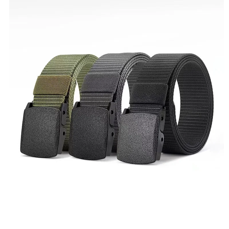 Automatic Buckle Nylon MEN\'S Tactical Belts Men\'s Canvas Belts Premium Pants Belts Sports Belts Nylon Belts