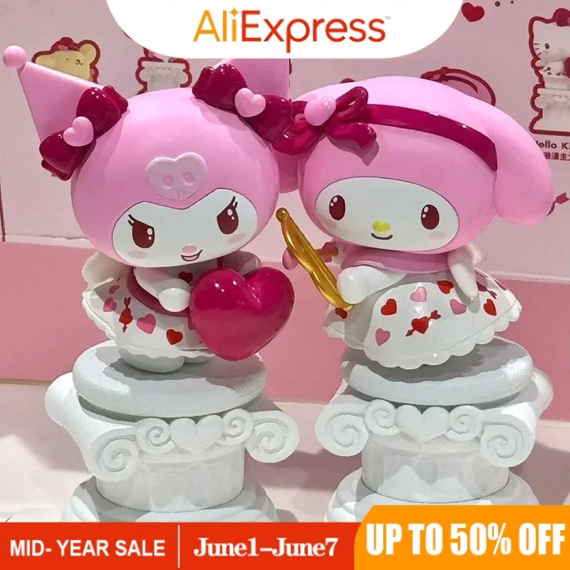 

Sanrio Family Love Cupid 520 Limited Blind Box Trendy Toys Cute Pochacco Kuromi Mystery Box Cartoon Decor Model Collect Gift