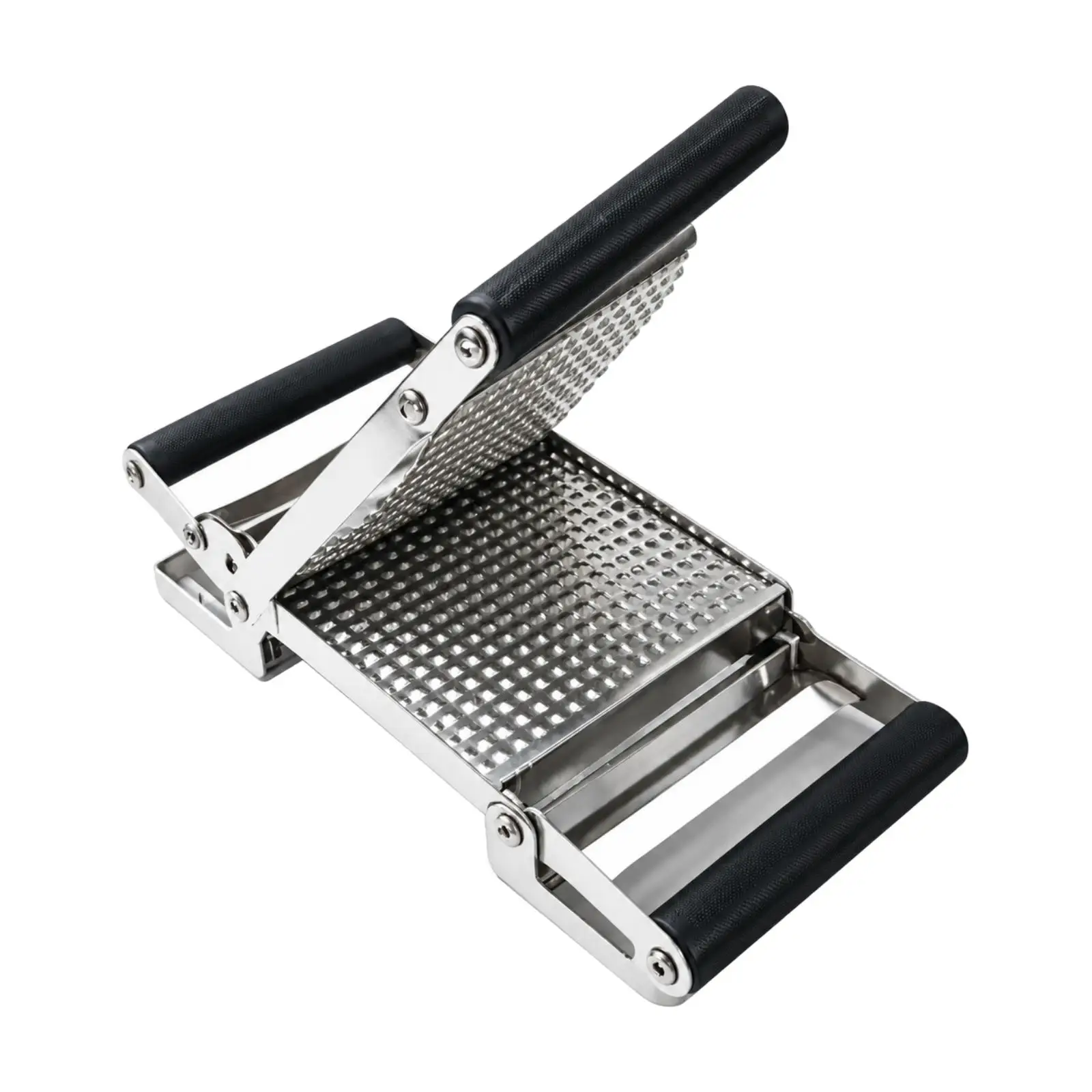 Manual Burger Patty Press Maker with Textured Pattern for Even Meat Flattening Tool Kitchen Accessory for Cooking