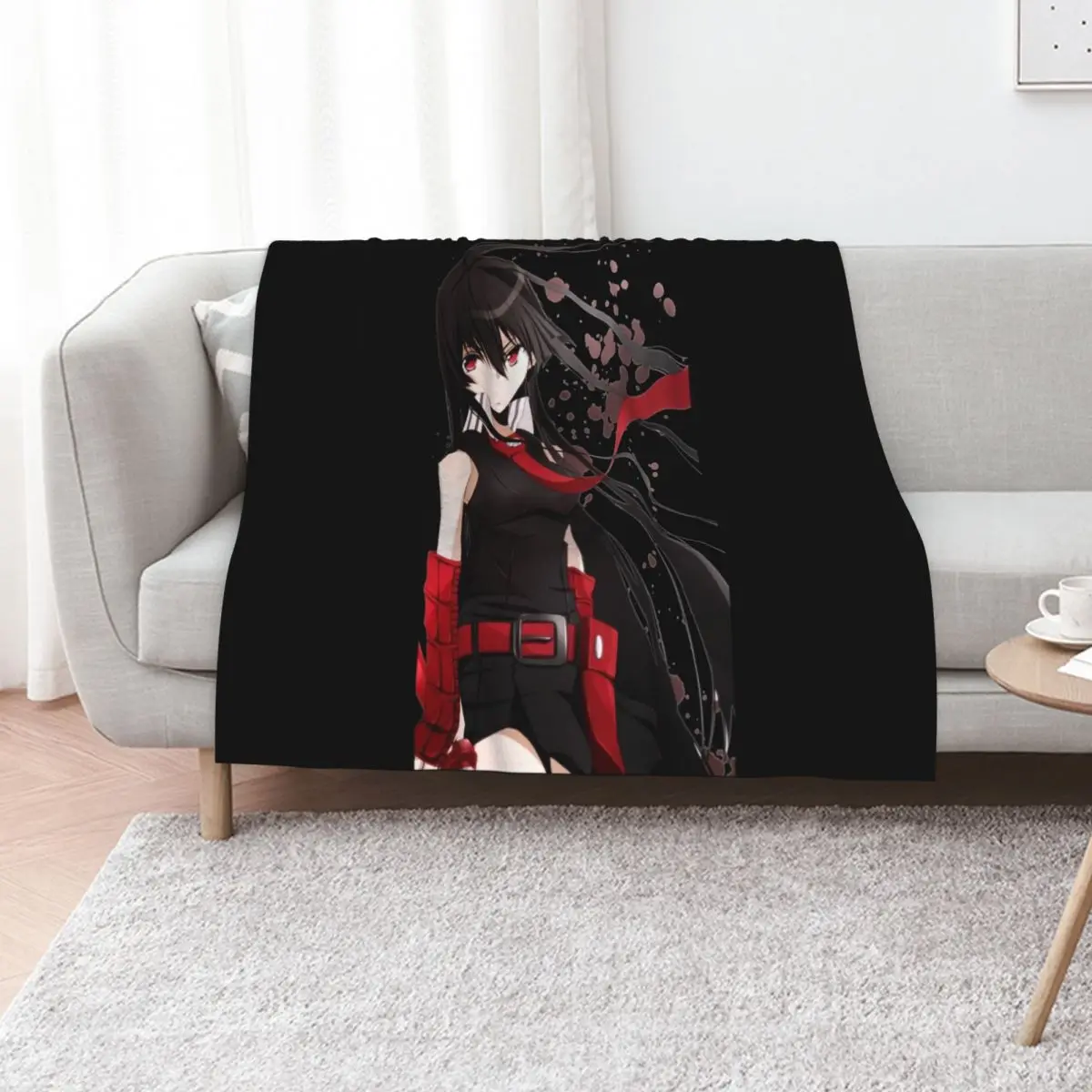 

Akame ga Kill Throw Blanket Cute Plaid Thermal Blankets For Baby Moving Blankets
