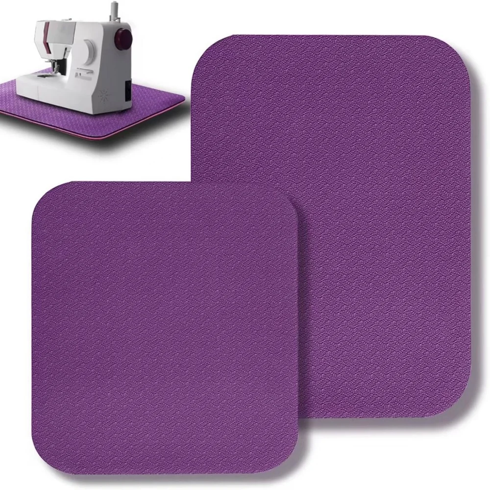 2 Stück Anti-Rutsch-Pads für Nähmaschinen, Schalldämpfende Unterlage, Fußpolster, Nähmaschinen-Zubehör