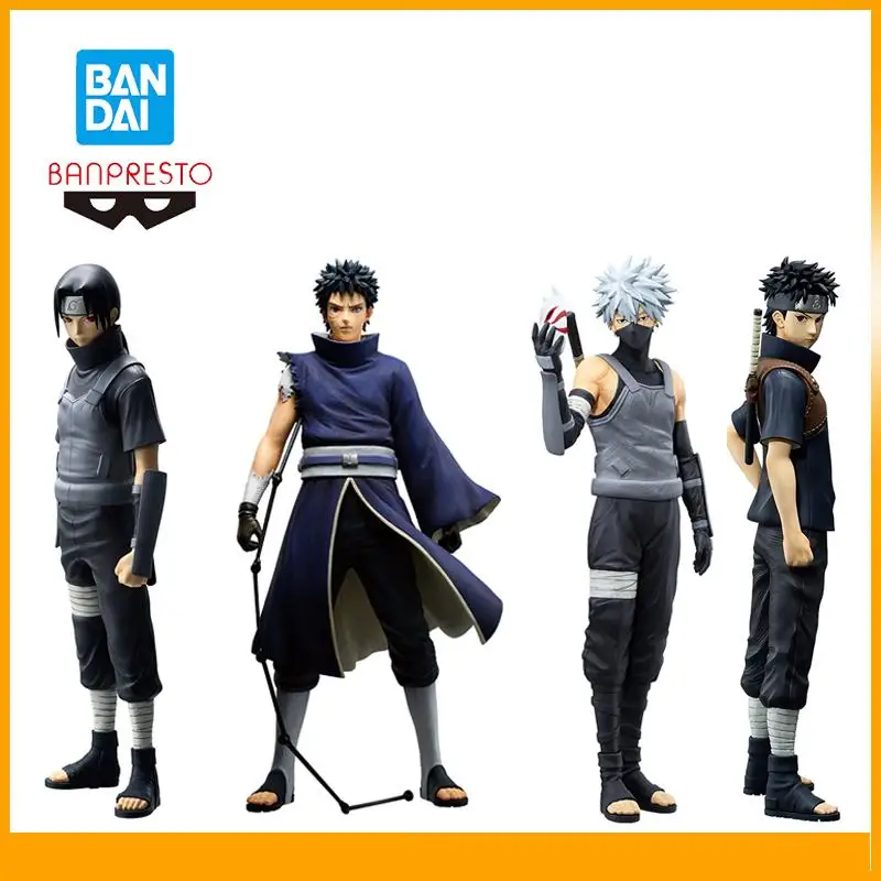 

Original Bandai Banpresto Masterlise Itachi Uchiha Obito Uchiha Kakashi Hatake Shisui Uchiha Collectible Figure Decoration Pvc