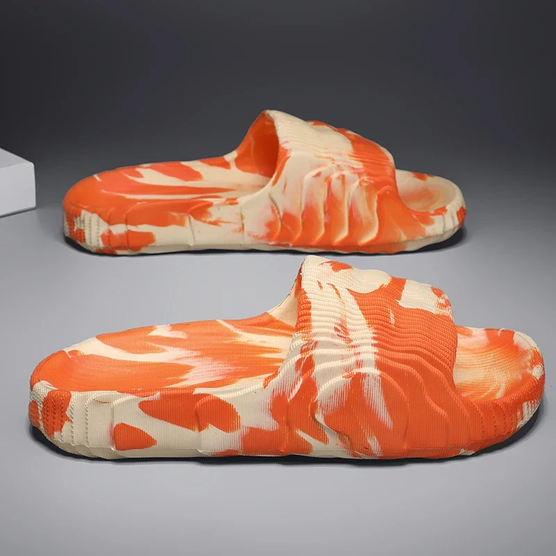 Men's Slippers Summer Indoor Home 2023 New Bathroom Anti Slip Soft Sole Slippers EVA Fashion Trend Slippers