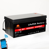 Solar Energy Storage Systems Deep Cycle Lithium Ion 12V 400Ah 300Ah 200Ah 100Ah Prismatic LiFePO4 Battery Pack