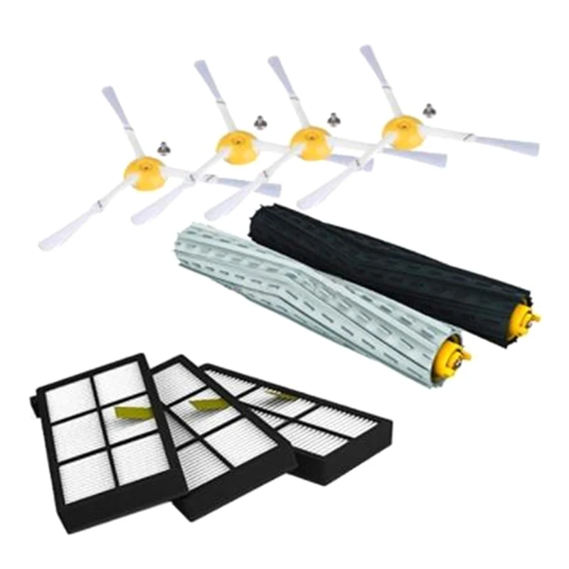

A59Z-HEPA Vacuum Roller Side Brushes Filters Replacement Parts Kit For Irobot Roomba 980 990 900 896 886 870 865 800