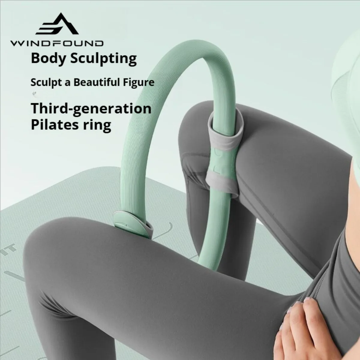 Multifunctional Pilates Resistance Ring Stretching Strengthening Home Fitness Magic Circle for Yoga Physical Therapy and Rehab