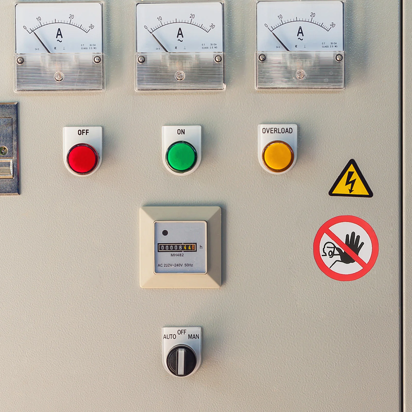 20 pcs Warning Labels Stickers PVC Reflective Strong Adhesive No Entrance Sign Safety Traffic Signs Decals Easy Apply Remove