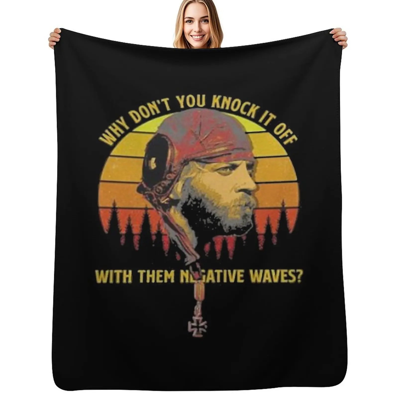 

Sergeant Oddball Relaxed Fit T-Shirt Throw Blanket Compact Warm Blanket for Car Road Trip