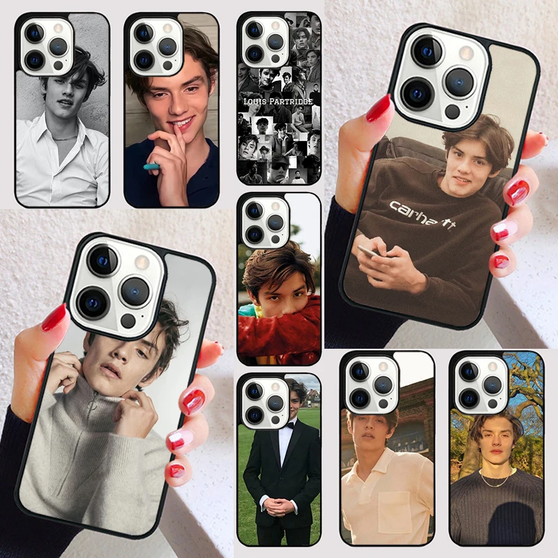 Louis Partridge Collage cover For iPhone 15 16 13 12 11 14 Pro Max Mini Max SE 2020 7 8 6S Plus Phone Case