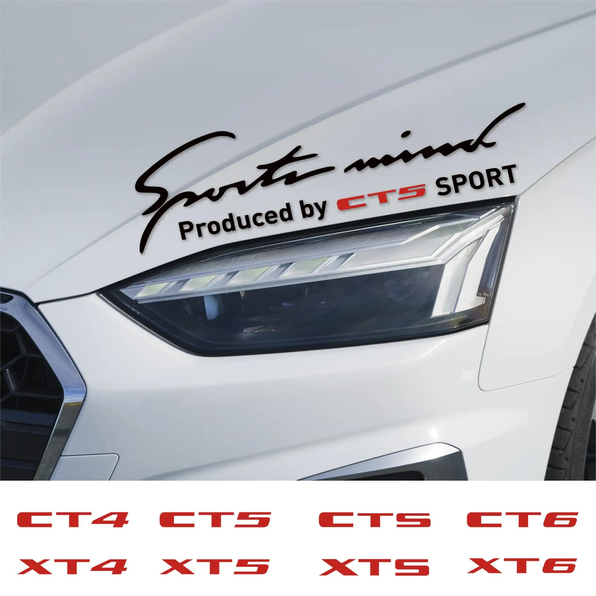 1 шт. автомобильная лампа переводная Виниловая наклейка для Cadillac Escalade XTS CTS CT5 SRX STS CT4 ATS CT6 XT6 XT5 XT4 SLR XLR BLS SLS EXT