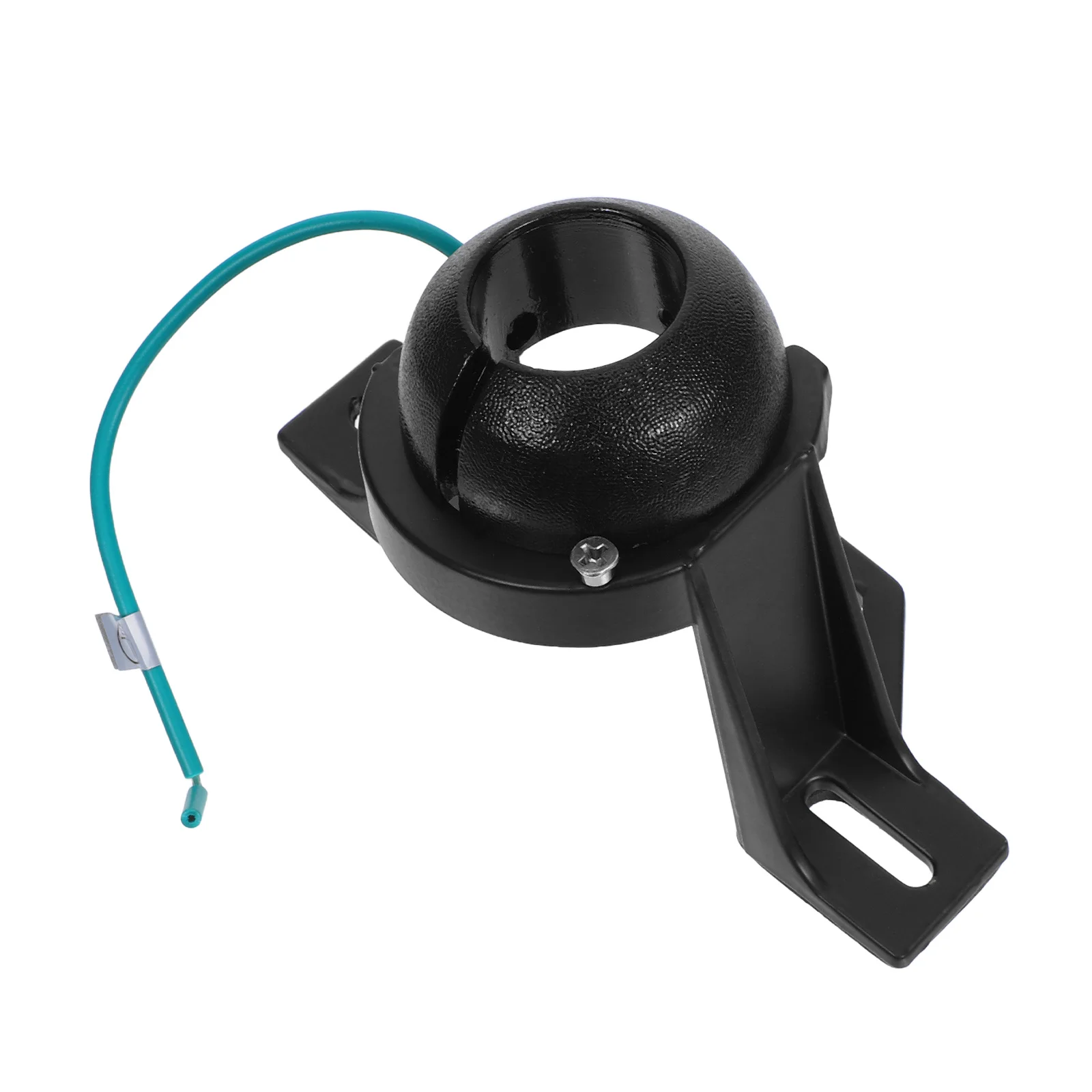 

1Set Sloped Ceiling Adapter Kit Strong Iron Construction Multi Angle Adjustment Ball Hook Base for Ceiling Fan Installation