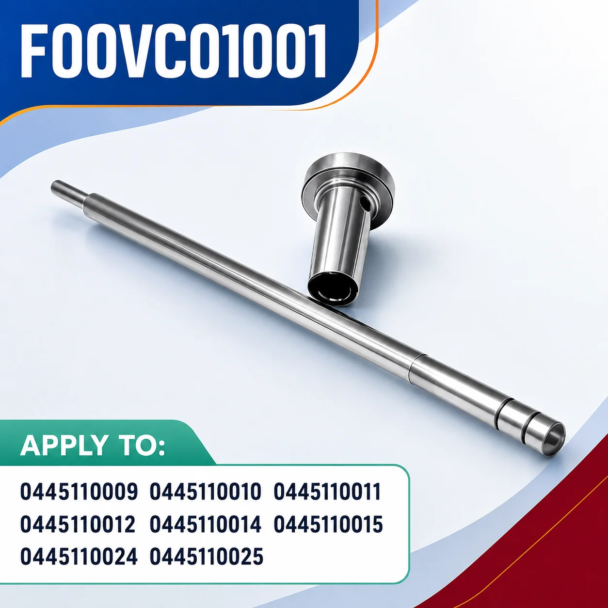 ​Diesel Fuel Injector Valve Component F00VC01001 For Bosch System Used On For Mercedes-Benz Cars Equipment.LF2530