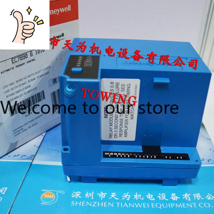 

【Оригинальный продукт - Гарантия 1 год】 Контроллер горения Honeywell EC7890B1028 из США