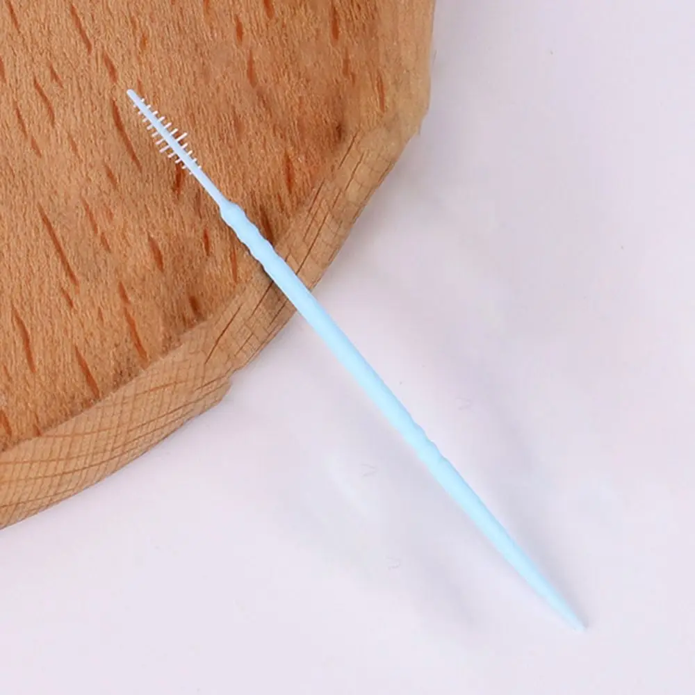 

300/60 Pcs Disposable Double-ended Toothpick Portable Gum Care Fish Bone Shaped Interdental Brush Oral Cleaning Plastic