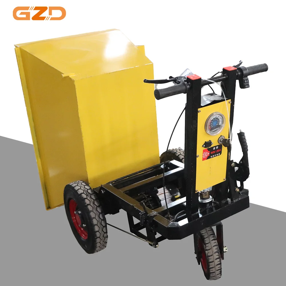 

Горячая распродажа: Электрическая платформенная тележка-самосвал для перевозки грузов на ферме, трехколесный грузовой трицикл