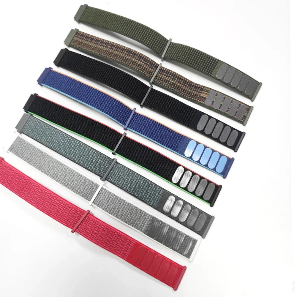 النايلون حلقة حزام ل COLMI C81/P71/P81/P82/P73/P76/P78/P68/P60/V68 سوار ساعة ذكية 20 مللي متر 22 مللي متر استبدال أساور الرياضة كوريا