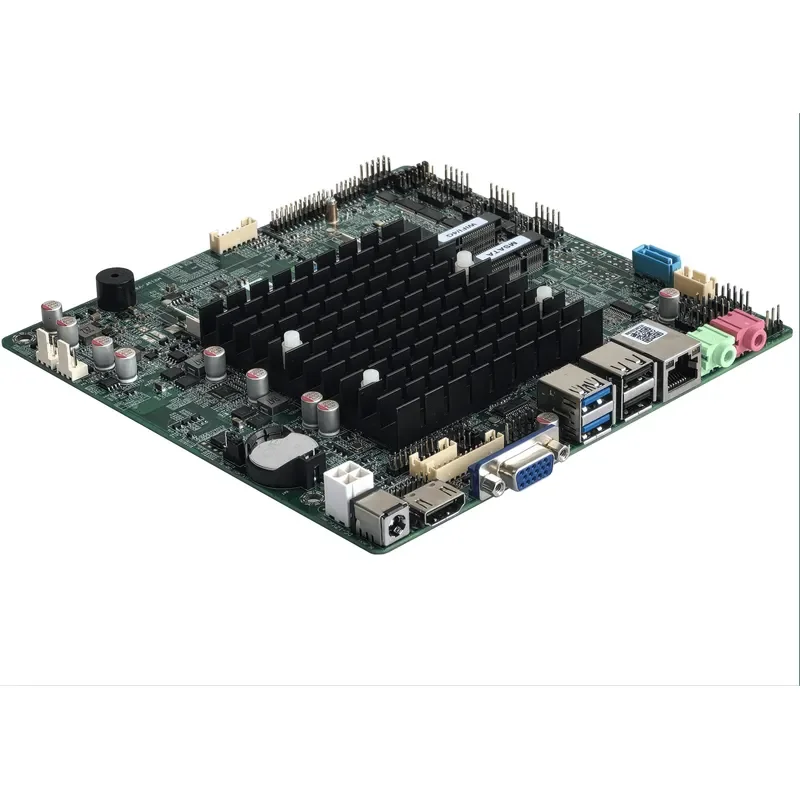 BOLRZO Celeron J1900 J1800 Fan/Fanless Mini ITX main board with SATA MSATA Mini PCIE SIM slot for industrial PCs