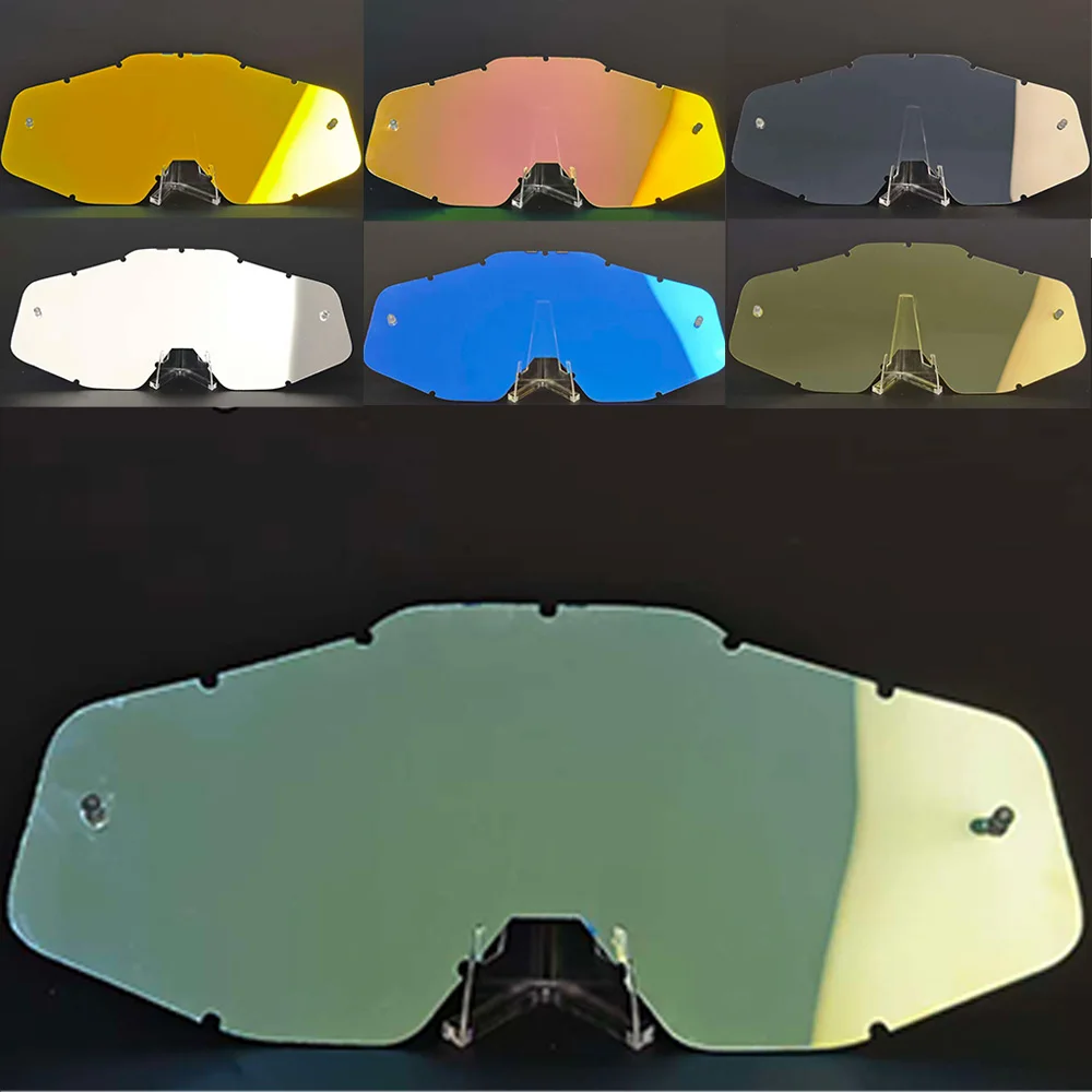 ACC Off-Road MX Goggle Lens Clear/Pink/Light Blue/Yellow/Night Vision Spare Parts Kit for Helmets 1/2/3PC