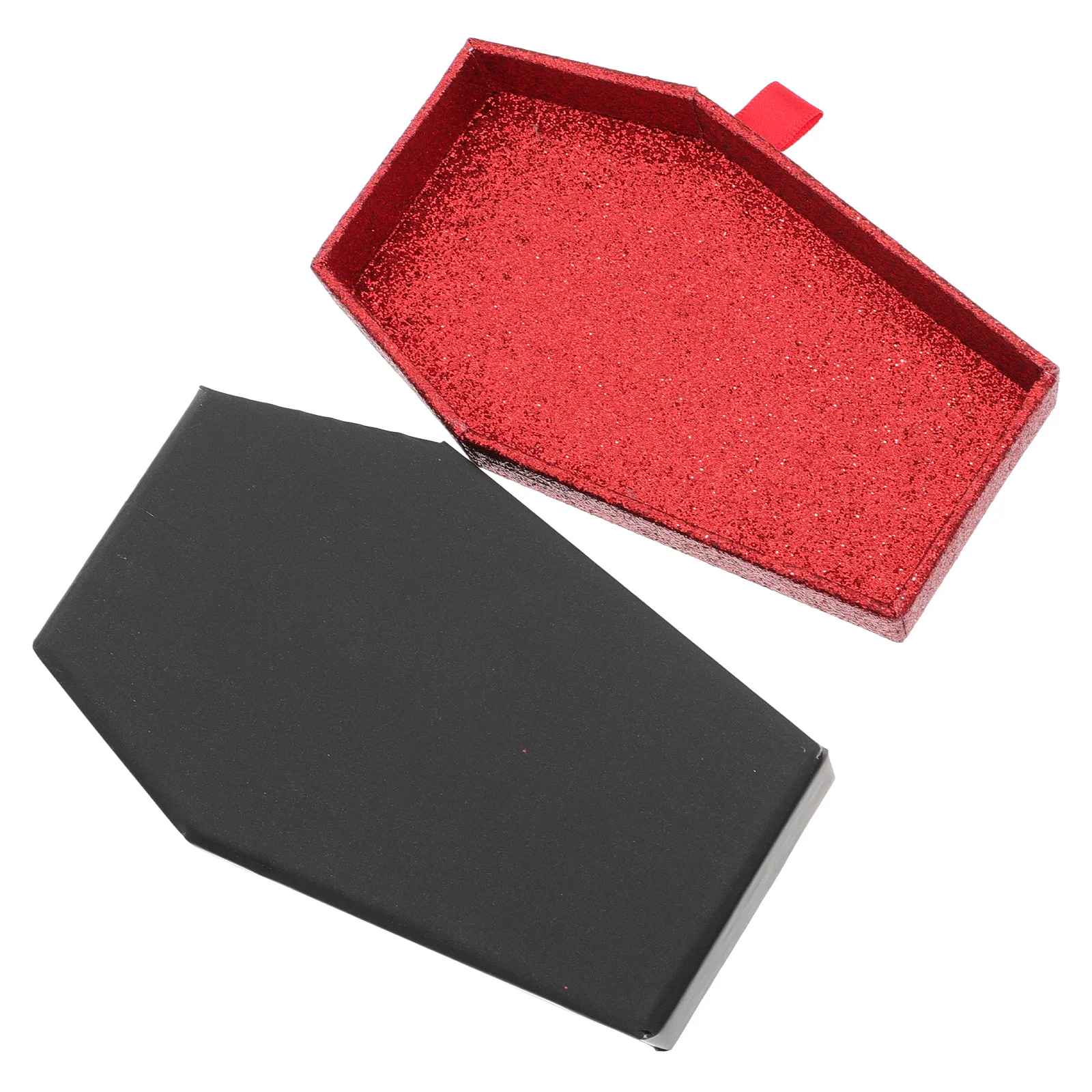 

1pc Coffin Candy Jewelry Storage Box Halloween Decor Prop For Party Haunted Bar Decoration Gift Packaging Case