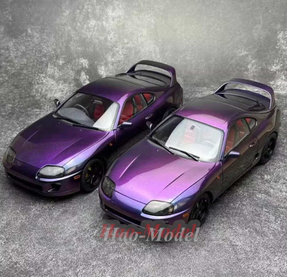 WHELART 1:18 para Toyota SUPRA A80 aleación Diecast modelo de coche simulación niños regalos de cumpleaños Hobby exhibición colección adornos