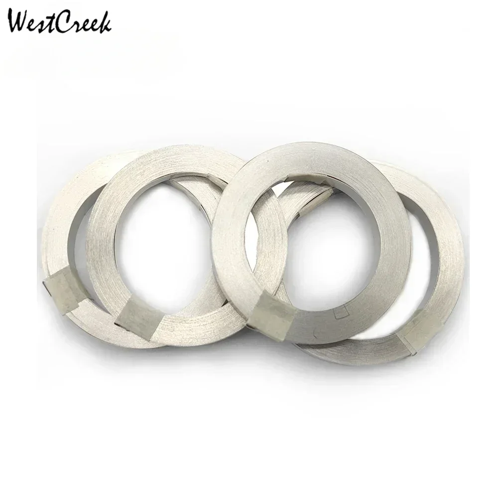 WESTCREEK Thickness Nickel Plated Strip Tape for Li 18650 Battery Spot Welding Compatible For Spot Welder Machine 5A 5/10M 0.3mm