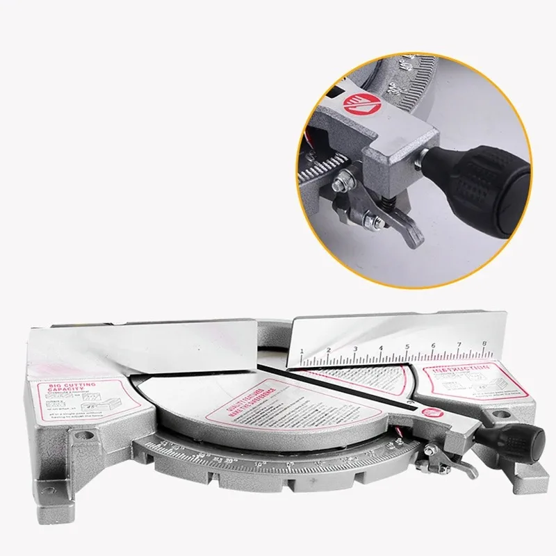 1650W Metal Saw 10 Inch Multifunctional Aluminum Saw Machine 255 Aluminum Wood Cutting Machine Angled Miter Saw