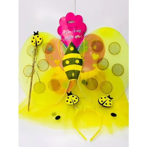 Party Accessories Bee Wing Tütü Skirt Petals and Wand Set 4 Piece