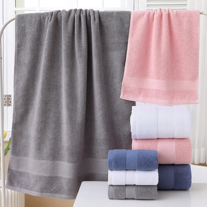 Double sided cotton towel bath towel all cotton set gift embroidery