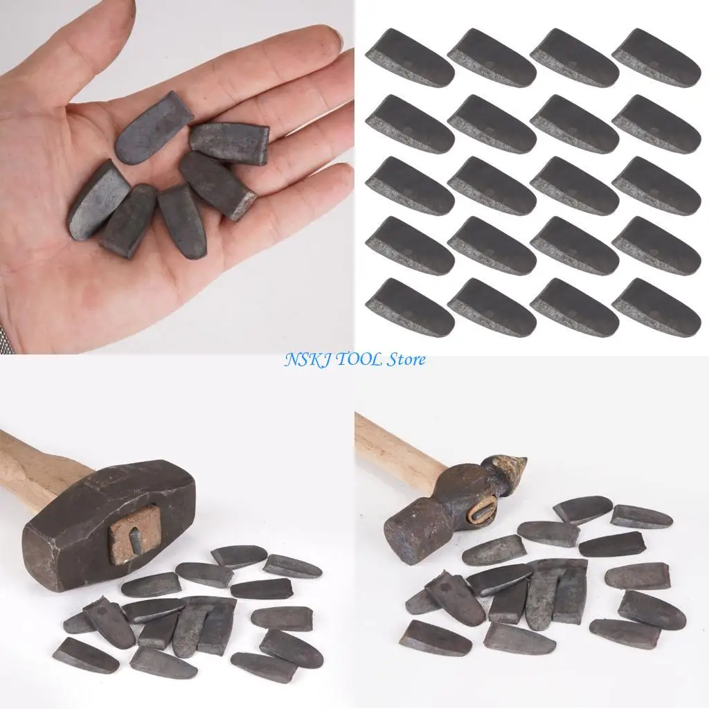 L8RC High Quality Iron Wedges 20Pcs For Tightening Loose Hammer Axes Handles