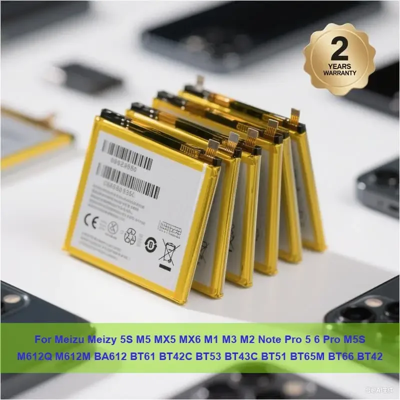 

Battery For Meizu Meizy 5S M5 MX5 MX6 M1 M3 M2 Note Pro 5 6 Pro M5S M612Q M612M BA612 BT61 BT42C BT53 BT43C BT51 BT65M BT66 BT42