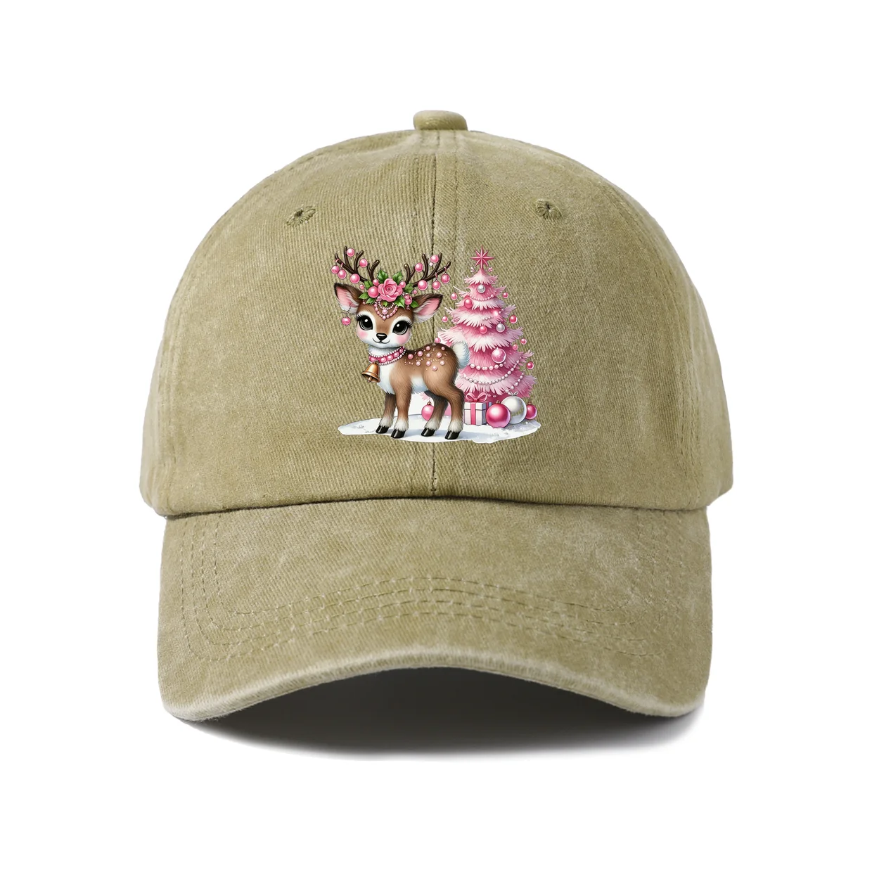 Black Cat on Books Graphic Baseball Cap, Vintage Washed Adjustable Unisex Dad Hat, Casual Gift