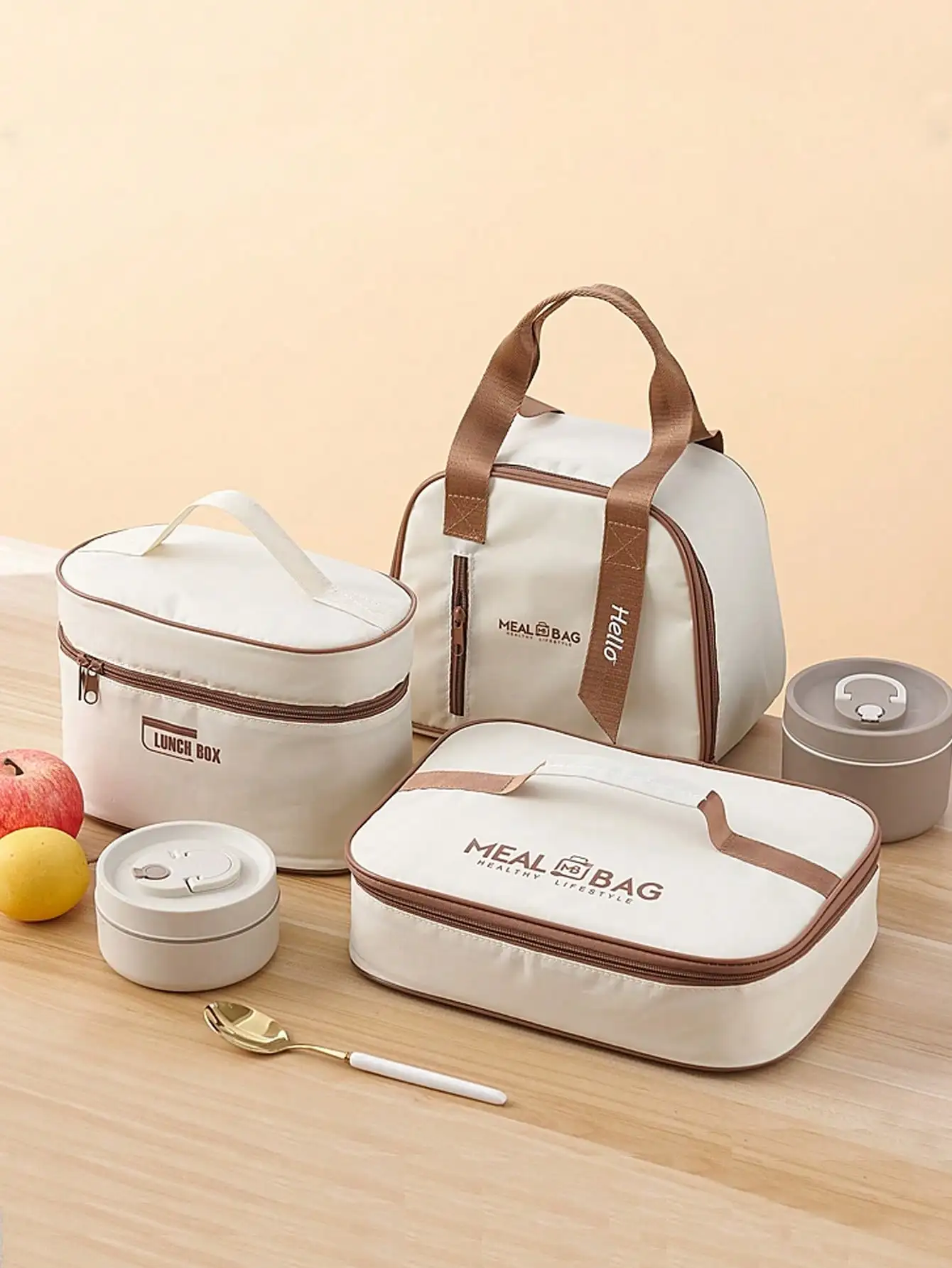 1 حقيبة صندوق الغداء، حقيبة حمل، حقيبة غداء خاصة للطلاب، حقيبة غداء لعمال المكاتب، حقيبة وجبة محمولة ذات سعة كبيرة، حقيبة معزولة #1