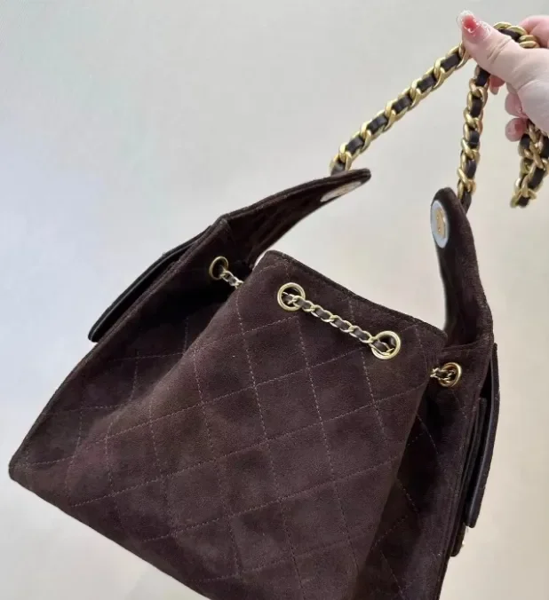 2025 designer bag Mirror Quality Caviar Calfskin hobo Chain Sling Bag Women Single Shoulder Crossbody Bags Earphone Pocket Real