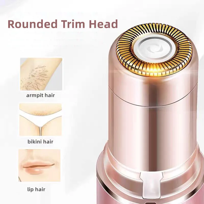 USB Electric Eyebrow Trimmer Painless Eye Brow Epilator Mini Shaver Razors Portable Facial Nose Lip Hair Remover Depilator Beaut