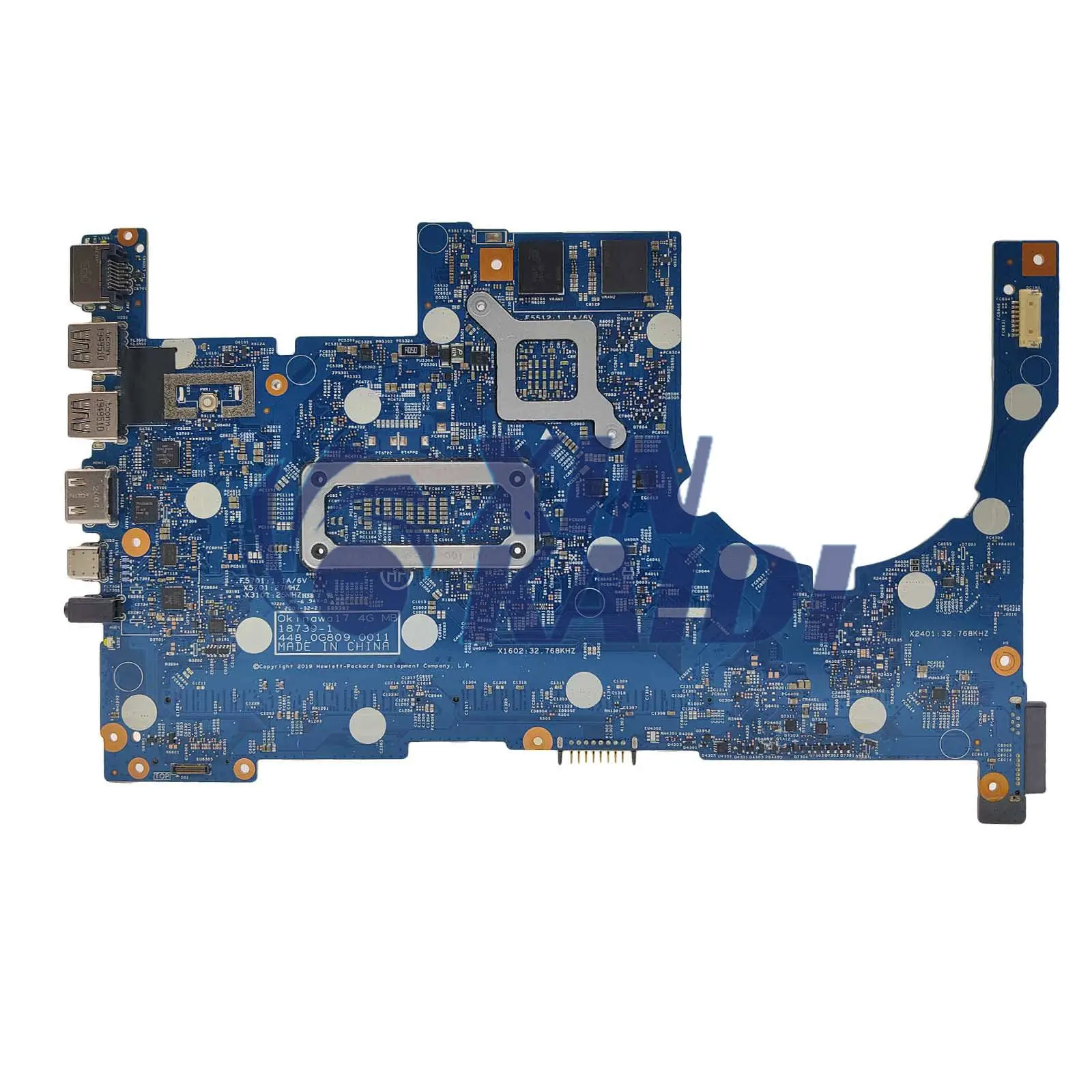 Notebook Mainboard For HP Envy 17-CE L52451-601 L71621-001 18739-1  Laptop Motherboard With CPU I5 I7 8th 10th Gen MX250 4G