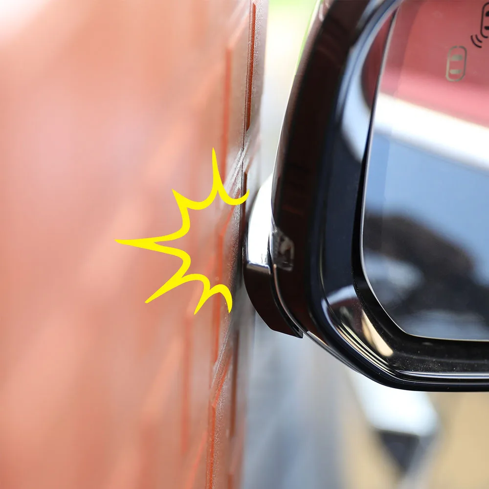 Fit For GEELY ZEEKR 8X 2026 2027 Rear View Mirror Anti-collision Strip ABS Material Car Modification Supplies Protect Car Paint