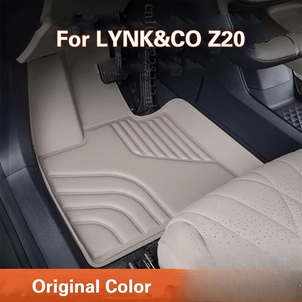 

3 шт. автомобильный коврик для LYNK & CO Z20 2025 2026, аксессуары, внутренний чехол, прочный автомобильный коврик, водонепроницаемые оригинальные черные коврики