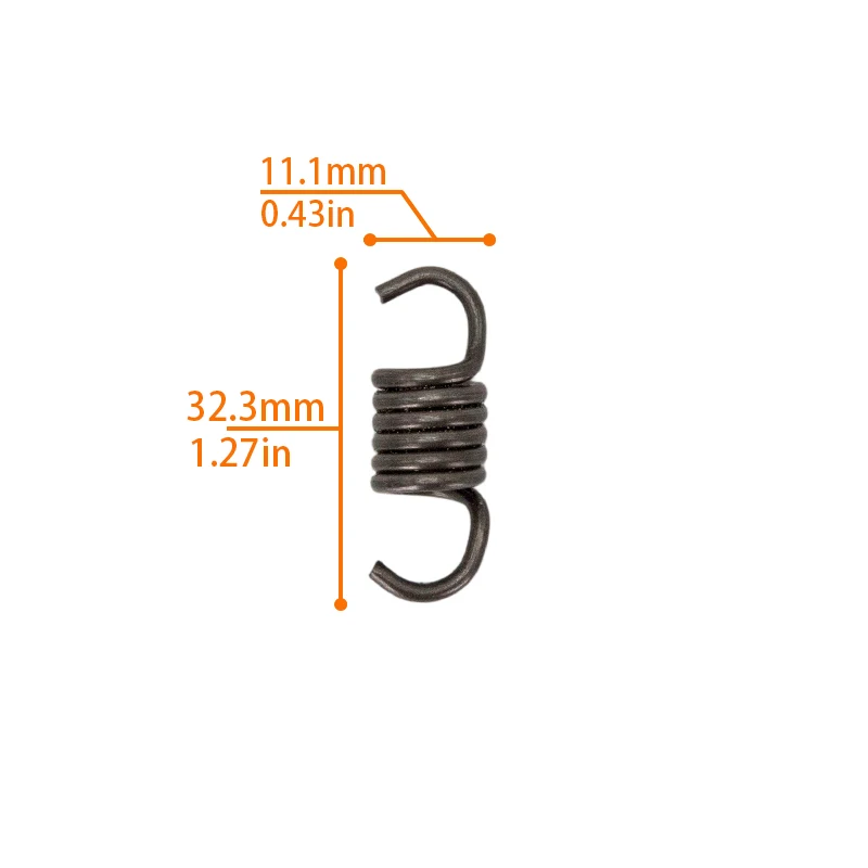 Lawn Mower Brush Cutter Grass Trimmer Heavy Duty Clutch Spring For Walbro TL26 TL23 TU26 1E32F 1E34F 1E34F 1E36F 26cc 33cc 49c