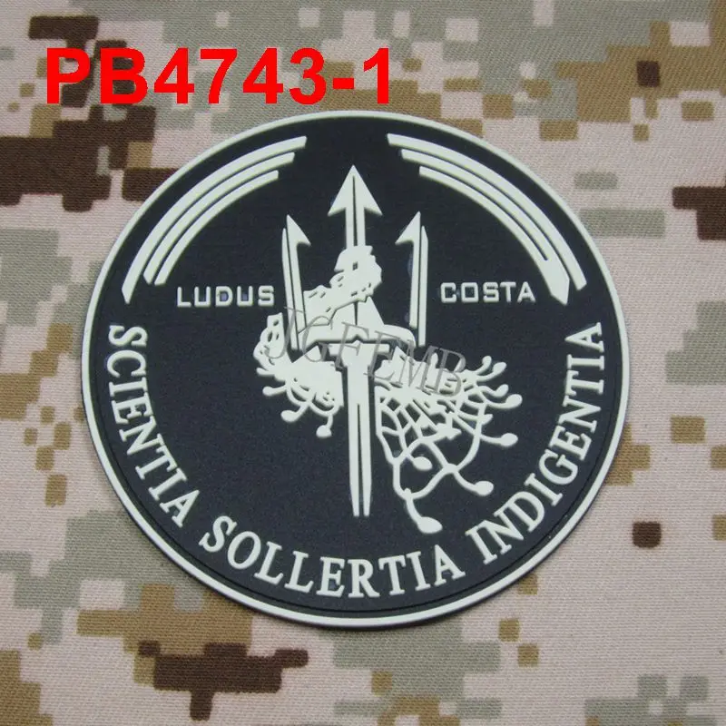 3D PVC Patch, LUDUS, COSTA, SCIENTIA, SOLLERTIA, INDIGENTIA